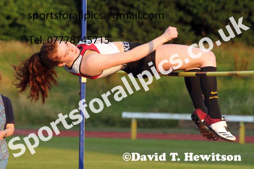 High jump, 2021 North East Grand Prix 6, Monkton, Wednesday, August 4th. Photo: David T. Hewitson/Sports for All Pics